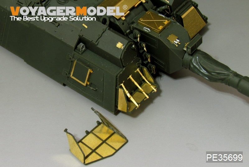 Maquette Voyager PE35699 PzH2000 SPH allemand moderne (base d&amp;#39;antenne incluse) (Pour MENG TS-012) 1/35 – Bild 3