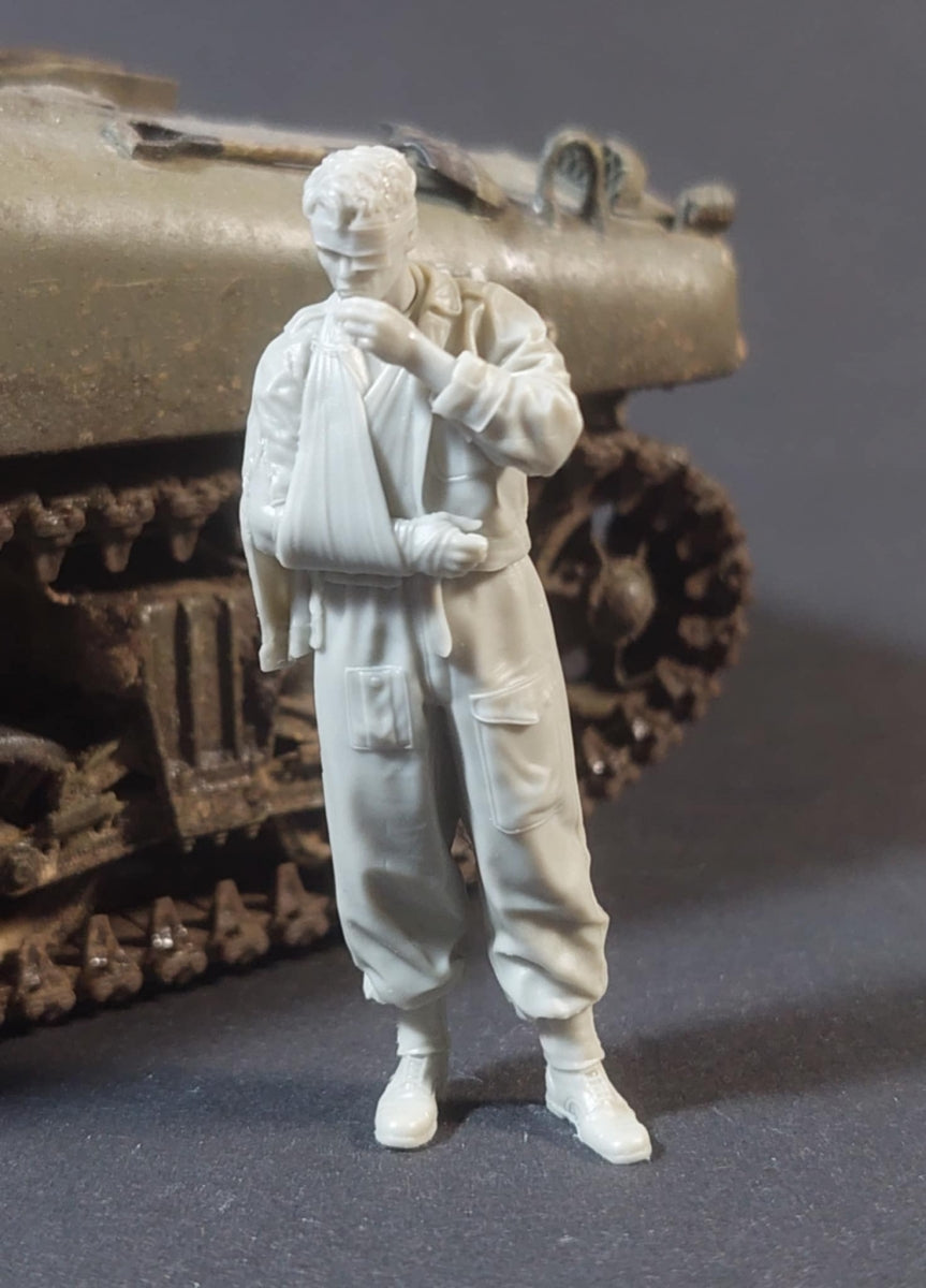 Panzer Art FI35-226 Soldat britannique blessé, Europe du Nord-Ouest, échelle 1/35