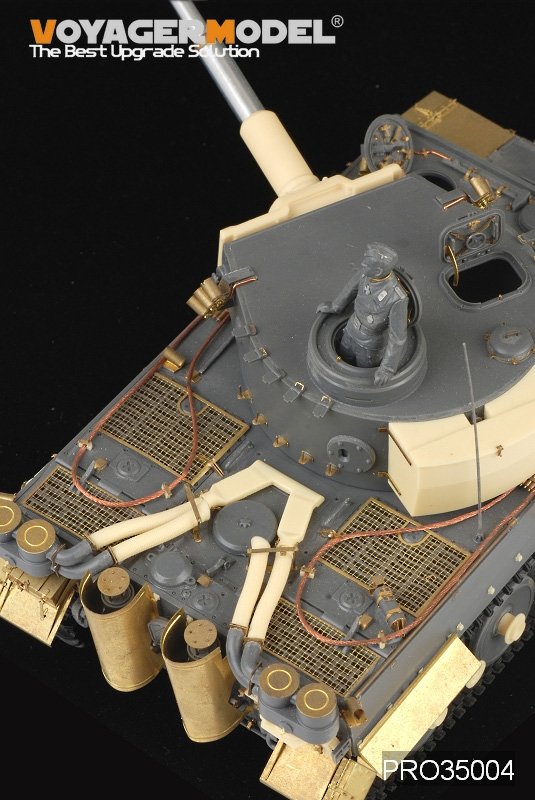 Maquette Voyager PRO35004 Char allemand Tiger I de la Seconde Guerre mondiale, production début/milieu/fin, échelle 1/35 – image 5
