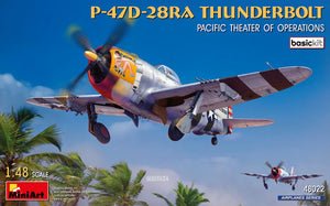 MiniArt 48022 P-47D-28RA THUNDERBOLT. THÉÂTRE D&amp;#39;OPÉRATIONS DU PACIFIQUE. KIT DE BASE 1/48