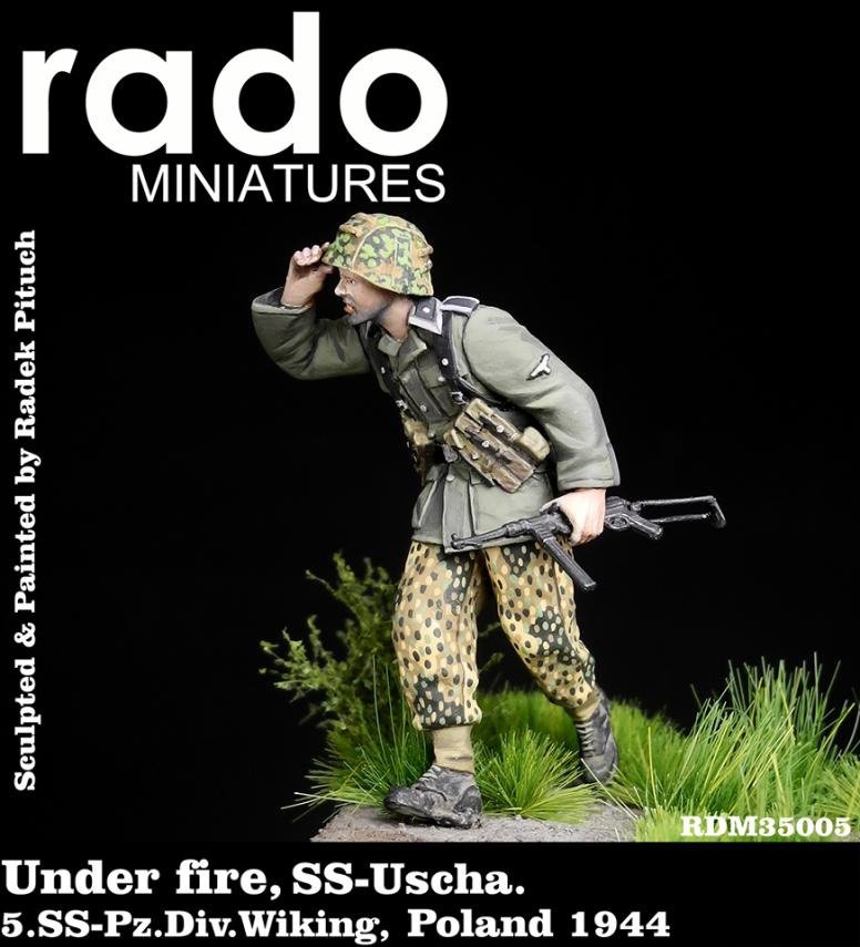 RADO Miniatures RDM35005 Sous le feu SS-Uscha. 5.SS-Pz.Div. Wiking Pologne 1944 1/35