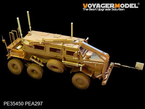 Maquette Voyager PE35450, véhicule blindé de transport de troupes américain moderne Buffalo 6x6 MPCV (production 2004-2006) pour Bronco 35100, échelle 1/35  – image 6