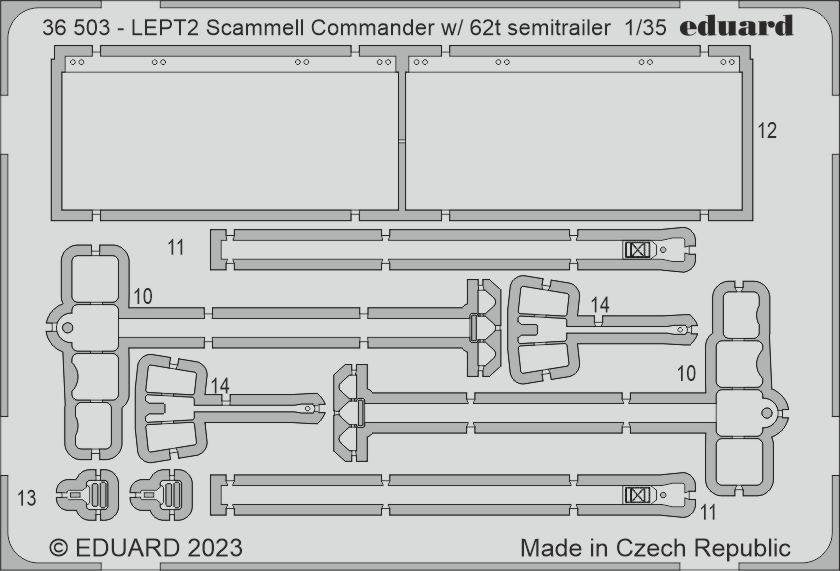 Eduard 36503 Scammel Commander avec semi-remorque 62t HOBBY BOSS 1/35 – imagen 2