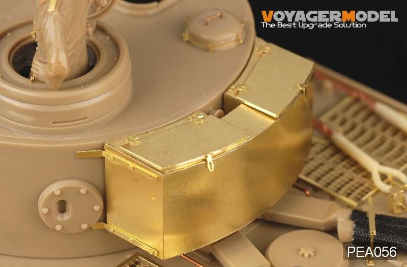 Maquette Voyager PEA056 Coffre de rangement pour char Tiger I allemand de la Seconde Guerre mondiale (Troupe d&amp;#39;Afrique) (Pour tous) 1/35