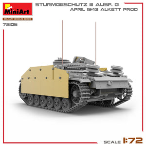 MiniArt 72106 STURMGESCHUTZ III AUSF. G, AVRIL 1943 ALKETT PROD. 1/72 – image 2