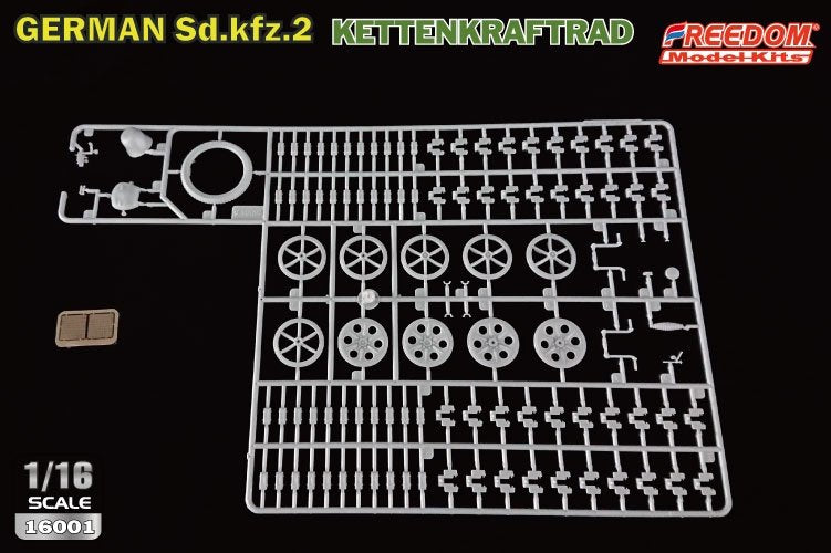 Liberté 16001 Sd.Kfz. 2 Kettenkraftrad Type HK 101 1/16 – Bild 10