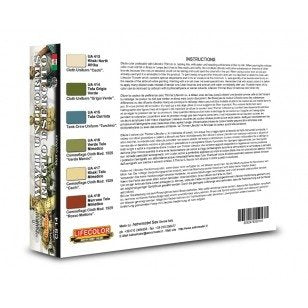 Coffret de peinture acrylique Lifecolor CS14 « Uniformes italiens » (6 x 22 ml) – immagine 2
