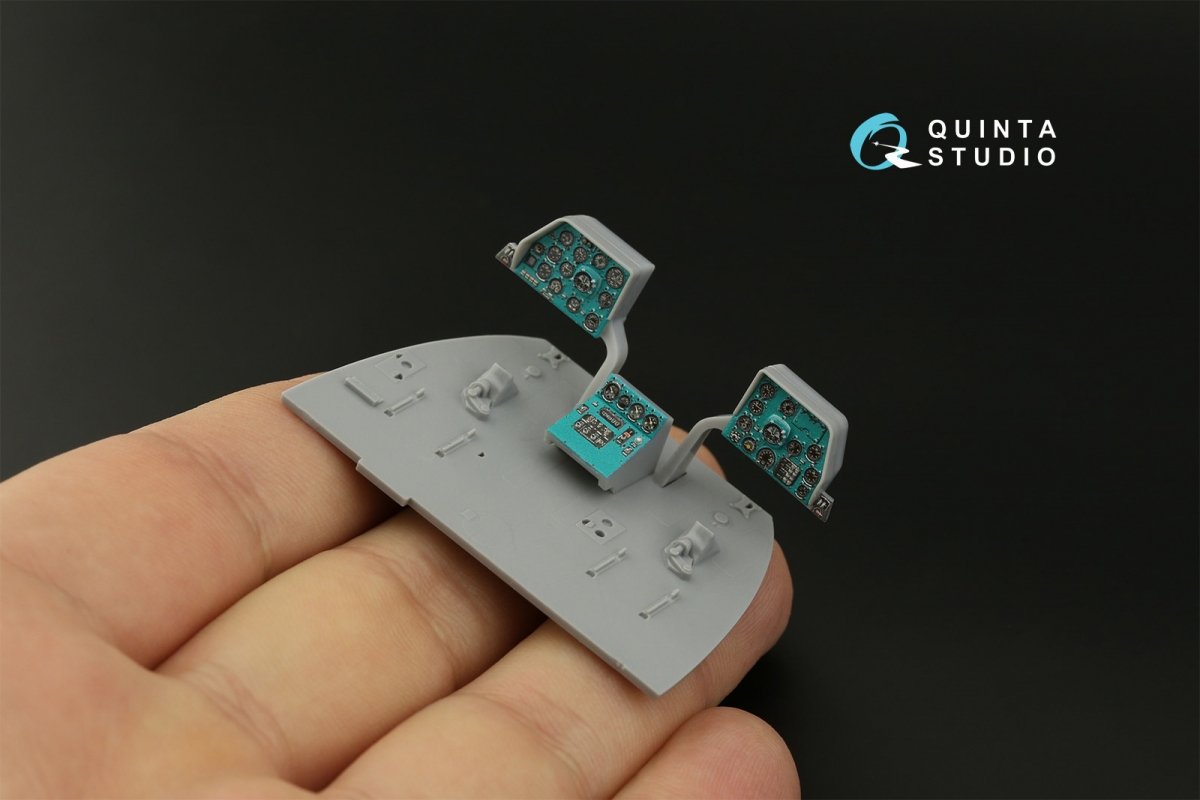 Intérieur imprimé en 3D et coloré sur papier décalcomanie Quinta Studio QDS-48339 Mi-8MT (Zvezda) (Petite version) 1/48 – image 6