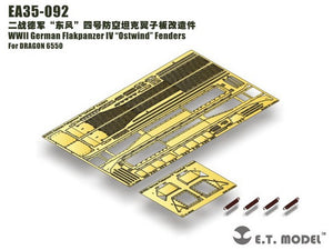 ET modèle EA35-092 ailes allemandes Flakpanzer IV «Ostwind» de la seconde guerre mondiale pour DRAGON 6550 1/35 – Bild 2