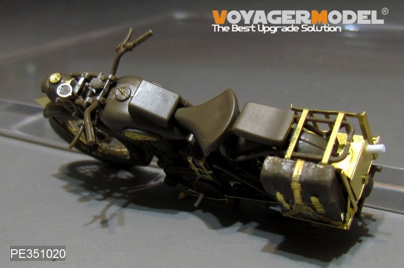Kit d&amp;#39;amélioration Voyager Model PE351020 pour moto militaire britannique BSA M20 de la Seconde Guerre mondiale, compatible avec la maquette TAMIYA 35316 au 1/35 – Bild 7