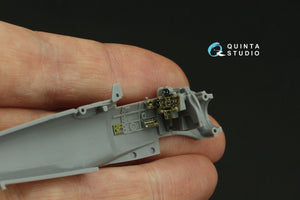 Intérieur imprimé en 3D et coloré sur papier décalcomanie Quinta Studio QD72171 A6M3 Zero (Tamiya) 1/72 – immagine 10