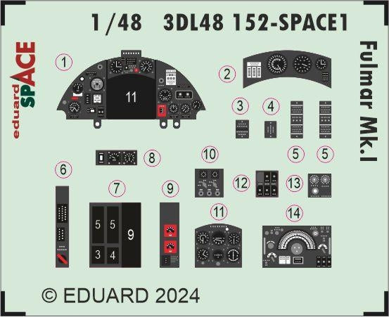 Eduard 3DL48152 Fulmar Mk. I SPACE TRUMPETER 1/48 – imagen 3