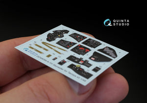 Intérieur imprimé en 3D et coloré sur papier décalcomanie Quinta Studio QD48099 A-1H (pour maquette Tamiya) 1/48 – immagine 5