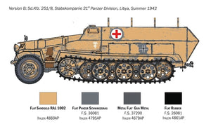 Italeri 7077 Sd.Kfz. 251/8 AMBULANCES 1/72 – immagine 4
