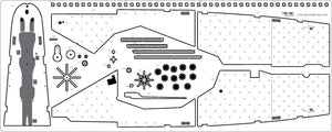 Pontos 35008F1 USS BB-62 New Jersey 1982 Kit de détails (1/350) – Bild 12