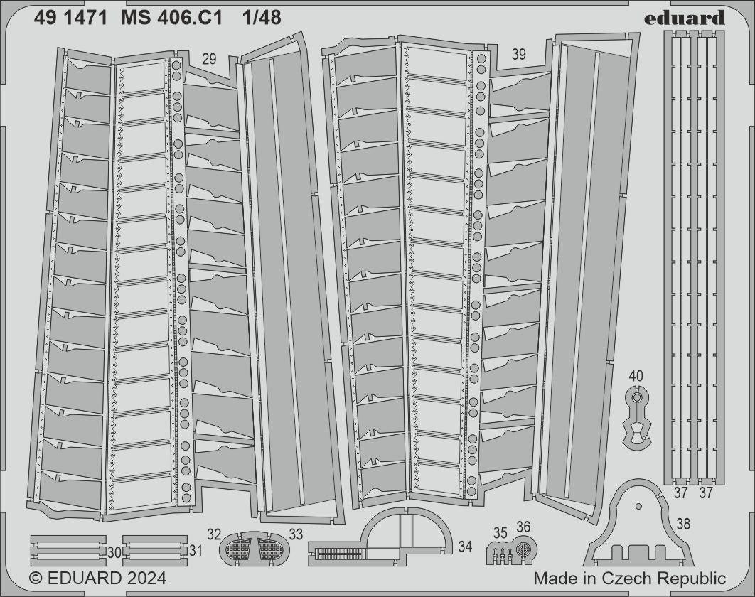 Eduard 491471 MS 406. C1 DORA WINGS 1/48  – Bild 2
