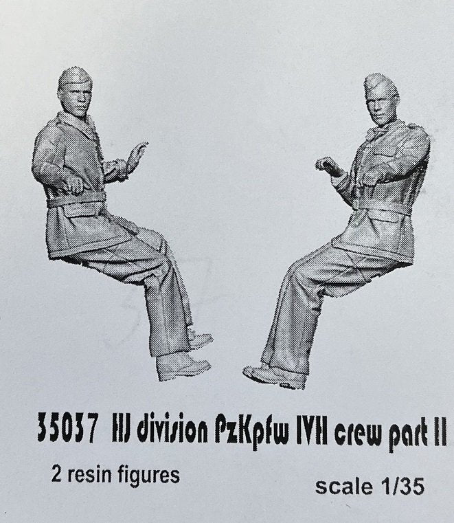 Glowel Miniatures 35037 Division HJ PzKpfw IV H équipage partie 2 1/35