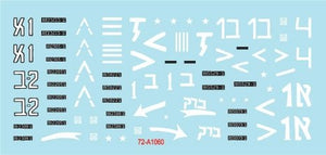 Star Decals 72-A1060 Marquages ​​des véhicules blindés israéliens n° 5 (1960 et Guerre des Six Jours). M50 Super Sherman 1/72  – imagen 3