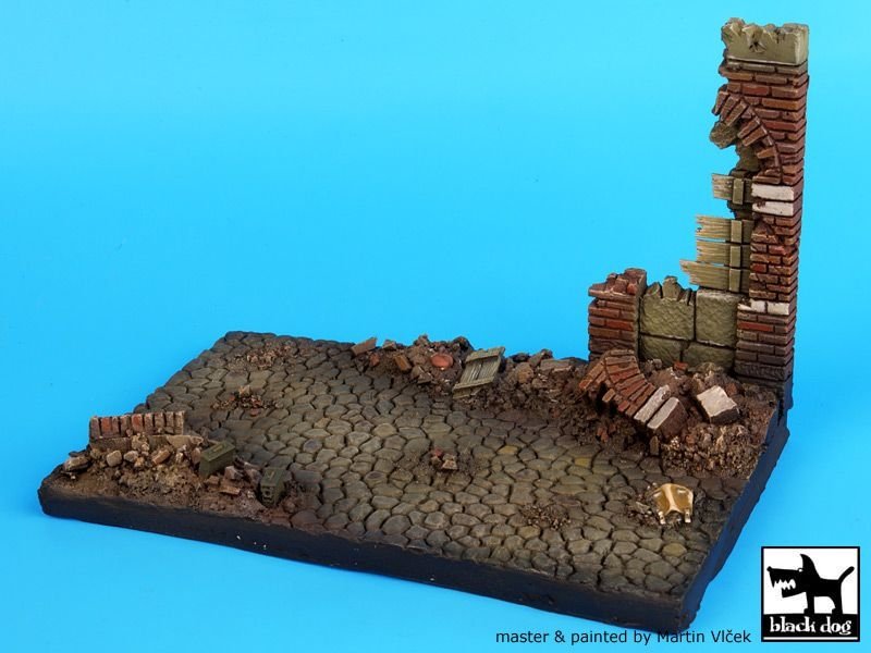 Rue Black Dog D35019 avec mur en ruine 1/35 – imagen 4