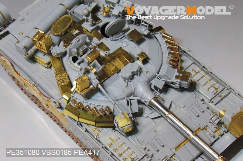 Maquette Voyager PE351080 Char de combat principal russe moderne T-80UK (lanceur de fumée inclus) pour TRUMPER 09578 1/35 – Bild 6
