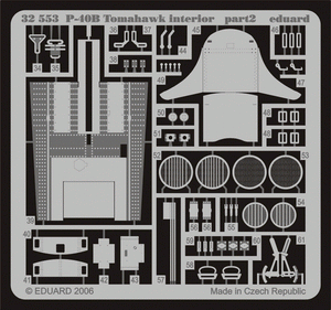 Intérieur du P-40B Eduard 32553 au 1/32 TRUMPETER – image 2