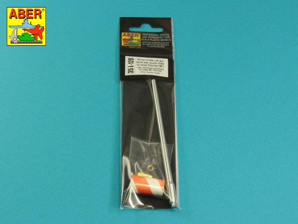 Canon Aber 35L-120 105 mm D1504 L/44 avec frein de bouche pour Sherman M51 israélien au 1/35