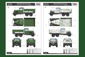 Camion cargo soviétique GAZ-AAA Hobby Boss 83837 – imagen 3