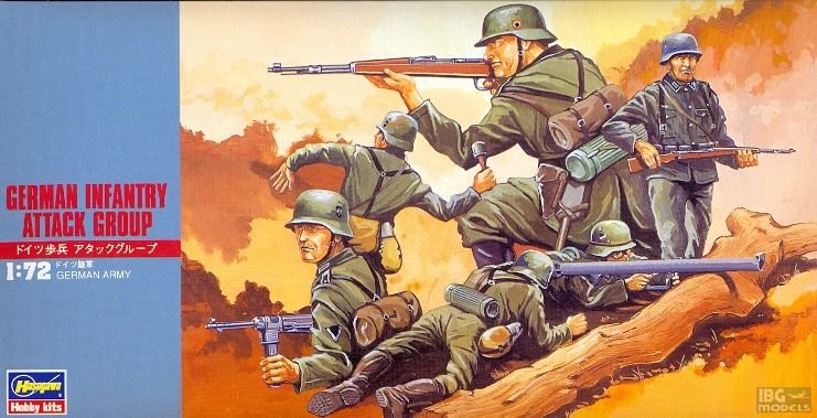 Hasegawa MT30 Infanterie allemande (1/72)