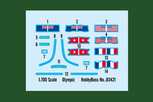 Hobby Boss 83421 Olympique 1/700  – Bild 3