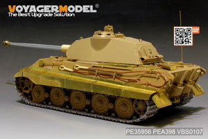Maquette Voyager PE35956 Char King Tiger allemand de la Seconde Guerre mondiale (tourelle Porsche) pour MENG TS-037 au 1/35 – Bild 3