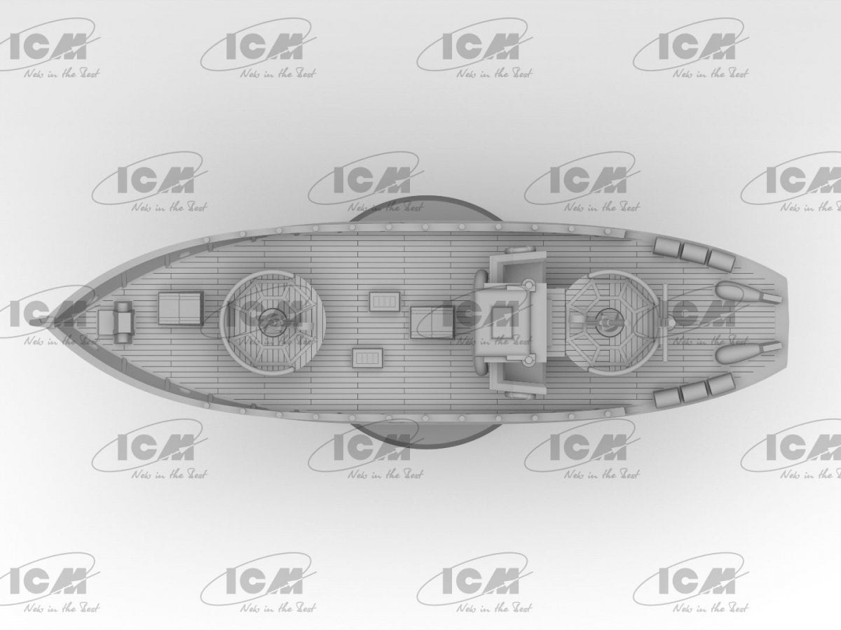 ICM S018 KFK Kriegsfischkutter Bateau polyvalent allemand de la Seconde Guerre mondiale 1/350 – image 9