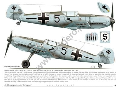 Kagero 97006 JG 26 Jagdeschwader &amp;quot;Schlagater&amp;quot;(décalcomanies) FR – image 4
