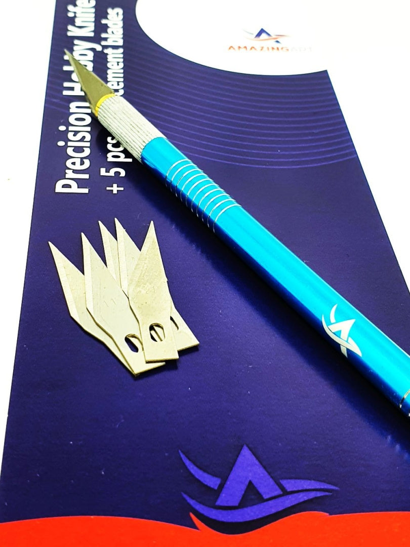 Scalpel de modélisme Amazing Art 15832 Lagoon + 5 lames – image 2