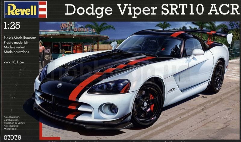 Revell 07079 Dodge Viper SRT 10 ACR 1/24