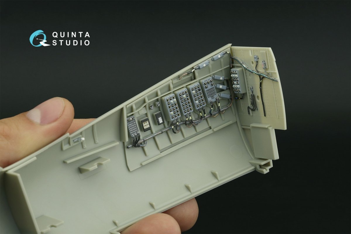 Intérieur imprimé en 3D et coloré sur papier décalcomanie pour F-15C Early/F-15A/F-15J Early (Tamiya) - Quinta Studio QD32155 – Bild 13