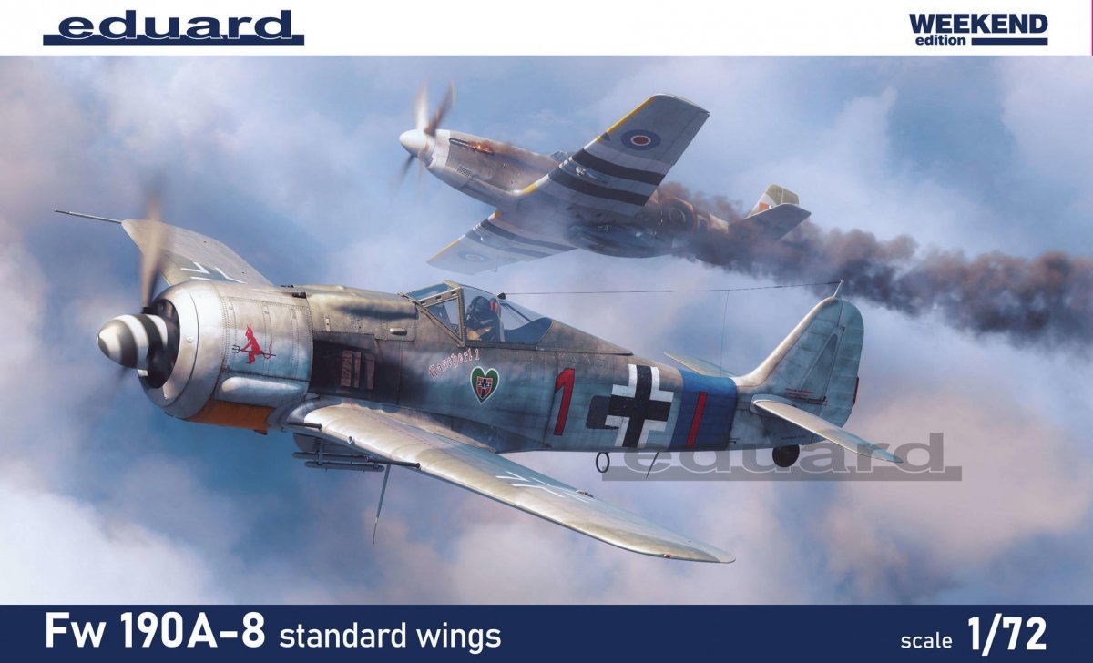 Eduard 7463 Fw 190A-8 ailes standard 1/72