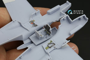 Intérieur coloré imprimé en 3D sur papier décalcomanie Quinta Studio QD72133 P-40B (Airfix) 1/72 – imagen 9