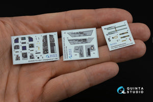 Intérieur imprimé en 3D et coloré sur papier décalcomanie Quinta Studio QD48284 F/A-18A++ (Hasegawa) 1/48 – image 3