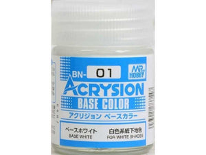 Gunze Sangyo BN01 Acrysion Base Color - Blanc 18ml