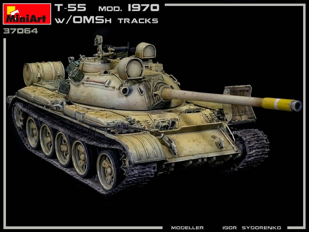 MiniArt 37064 T-55 Mod. 1970 avec chenilles OMSh 1/35 – image 2