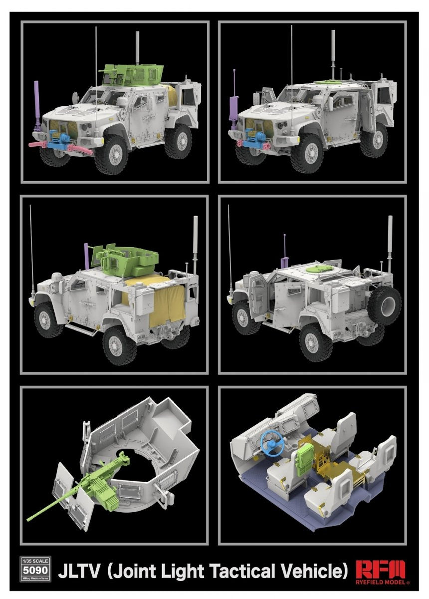 Maquette Rye Field 5090 JLTV (Joint Light Tactical Vehicle) au 1/35 – Bild 2