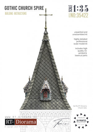 RT-Diorama 35422 Flèche d&amp;#39;église gothique 1/35  – image 2