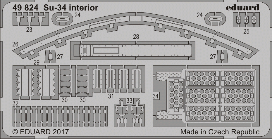 Intérieur du Su-34 Eduard 49824 HOBBY BOSS 1/48 – image 2