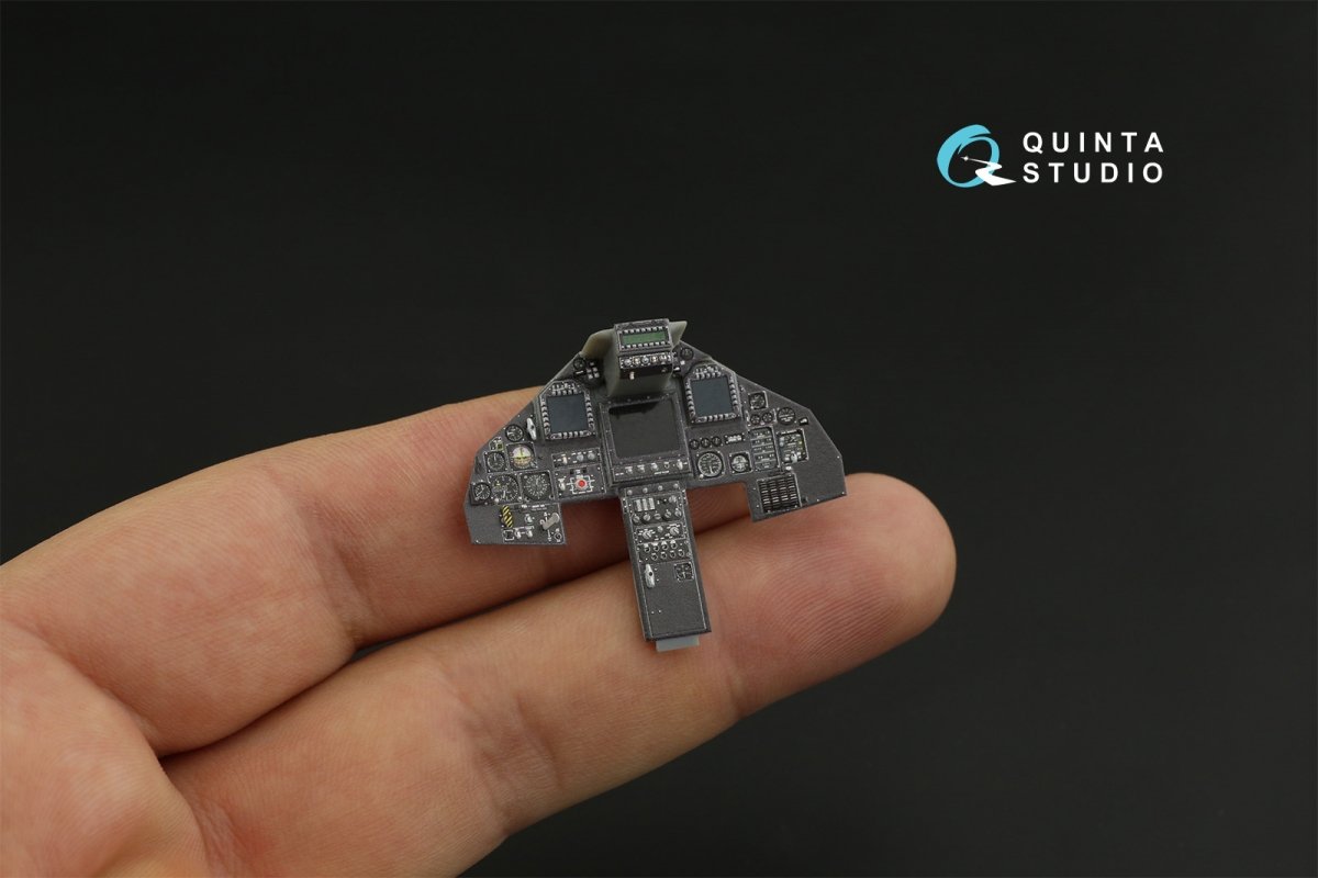 Intérieur imprimé en 3D et coloré sur papier décalcomanie Quinta Studio QD32118 F-117A (Trumpeter) 1/32 – image 6