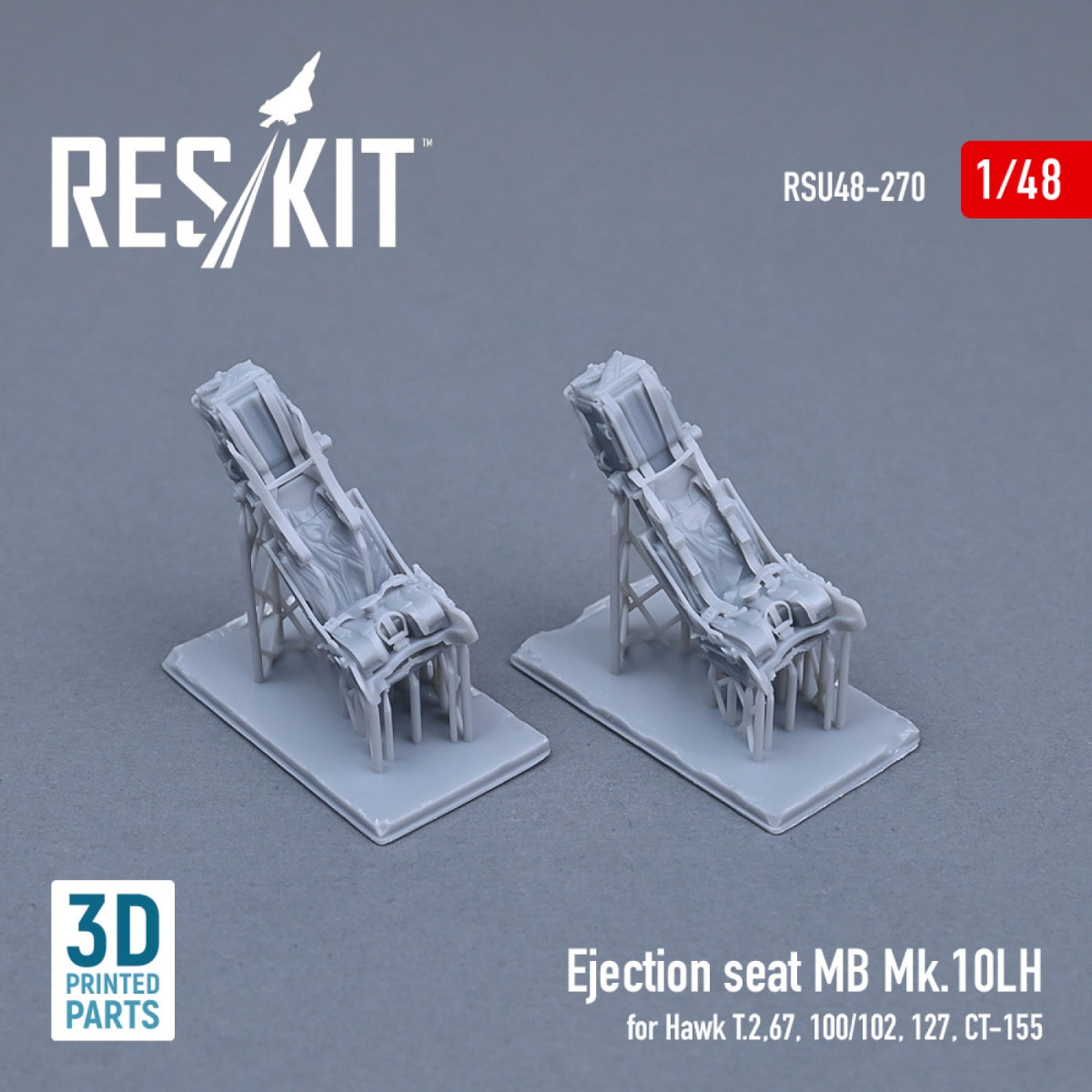 RESKIT RSU48-0270 SIÈGE ÉJECTIONNABLE MB MK.10LH POUR HAWK T.2, 67, 100/102, 127, CT-155 (IMPRIMÉ EN 3D) 1/48 – image 2