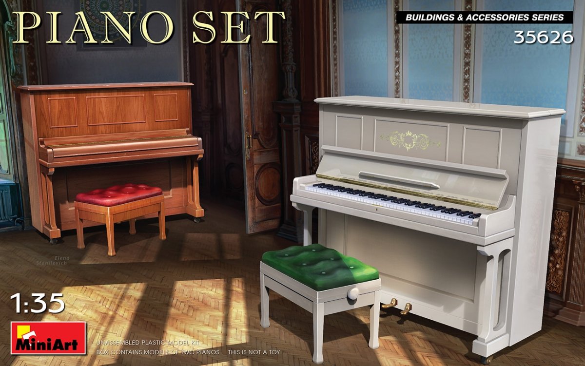 MiniArt 35626 ENSEMBLE DE PIANO 1/35