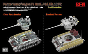 Rye Field modèle 5043 Panzerkampfwagen IV Ausf.J Sd.Kfz.161/2 (avec intérieur complet, pièces transparentes et maillons de piste de travail) 1/35 – image 4