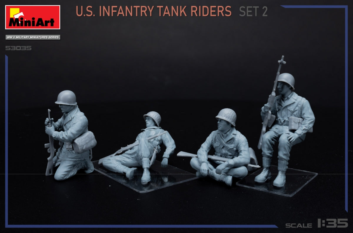 MiniArt 53035 Cavaliers de chars d&amp;#39;infanterie américains. Set 2 1/35  – image 2