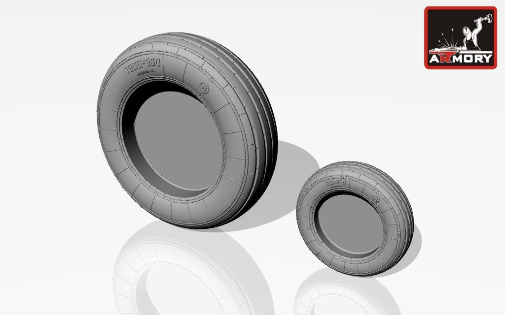 Roues du Mikoyan MiG-25 Foxbat Armory Models AW48015 au 1/48 – immagine 4