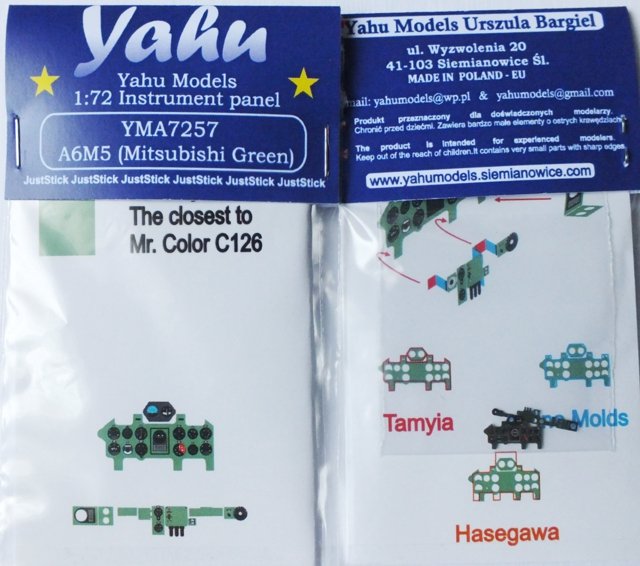 Yahu YMA7257 A6M5 Mitsubishi Vert (Tamiya / FM / Hasegawa) 1/72